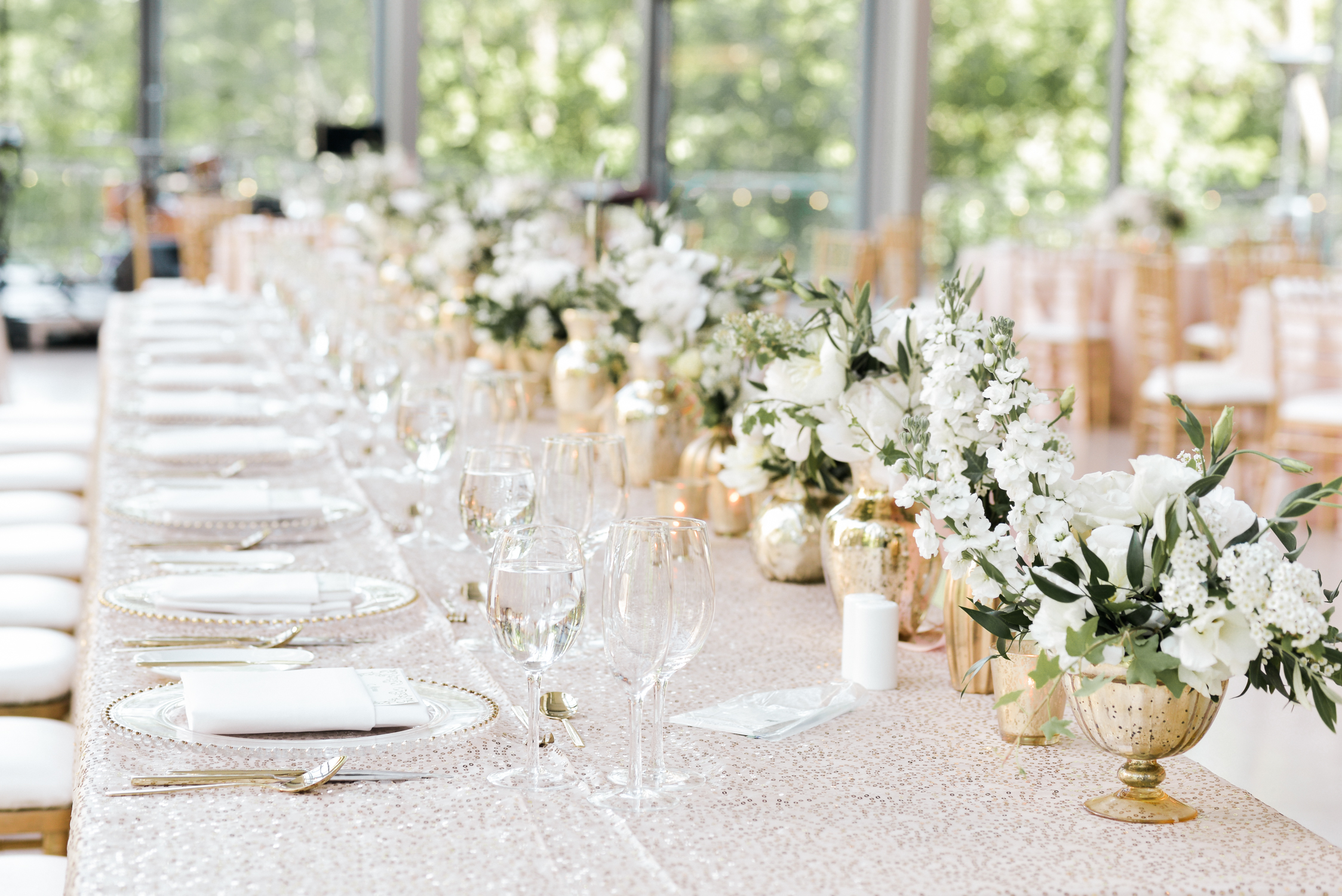 Gorgeous tablescape by Toronto florist Cool, Green and Shady at RCM Wedding