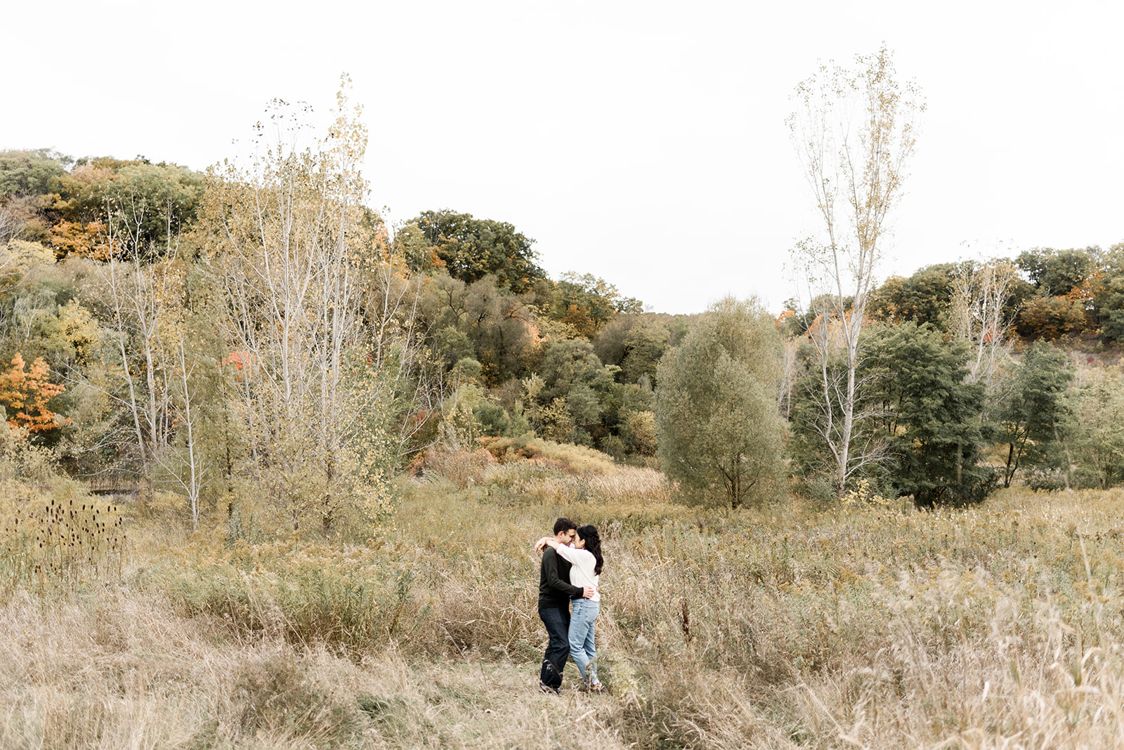 Engagement session at Evergreen Brick Works in Toronto