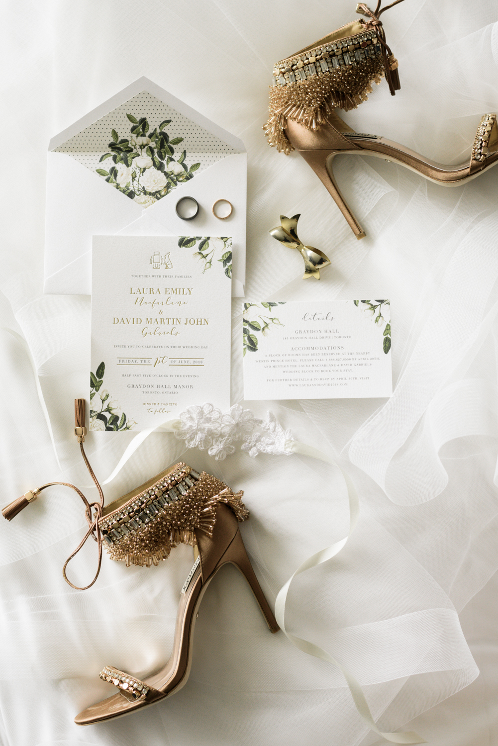 Beautiful wedding invitations by Paper and Poste
