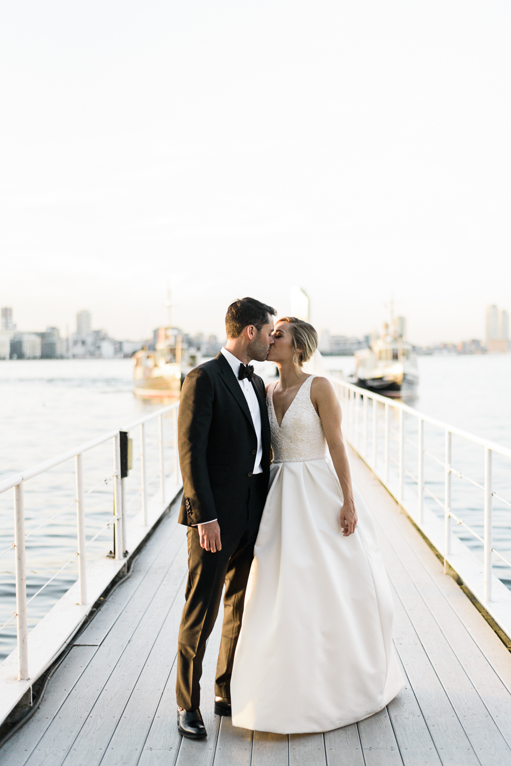 RCYC wedding photos, on the dock