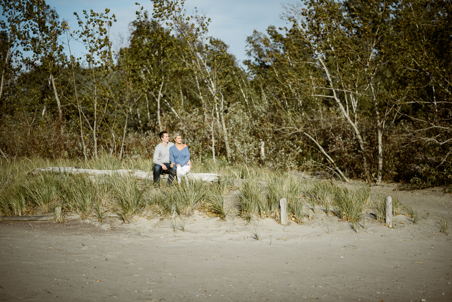 Couple on hanlan's point beach